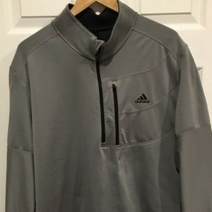 Men Adidas Golf Clima warm Grid  1/4 Zip Sweater